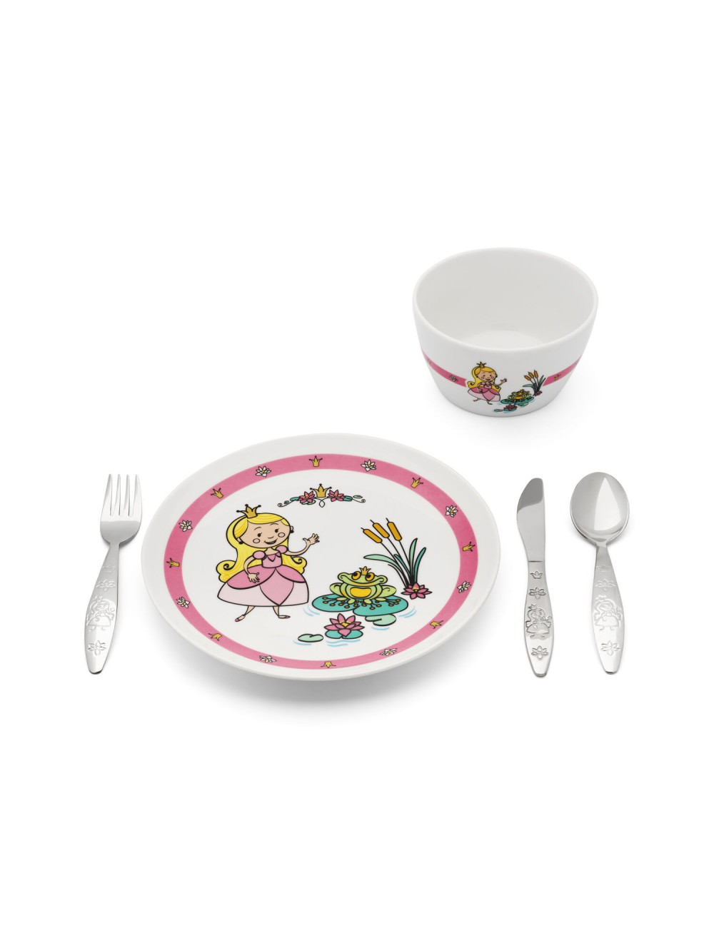 Kinderbestekset kleine prinses 5-delig Kinderbestekset kleine prinses 5-delig