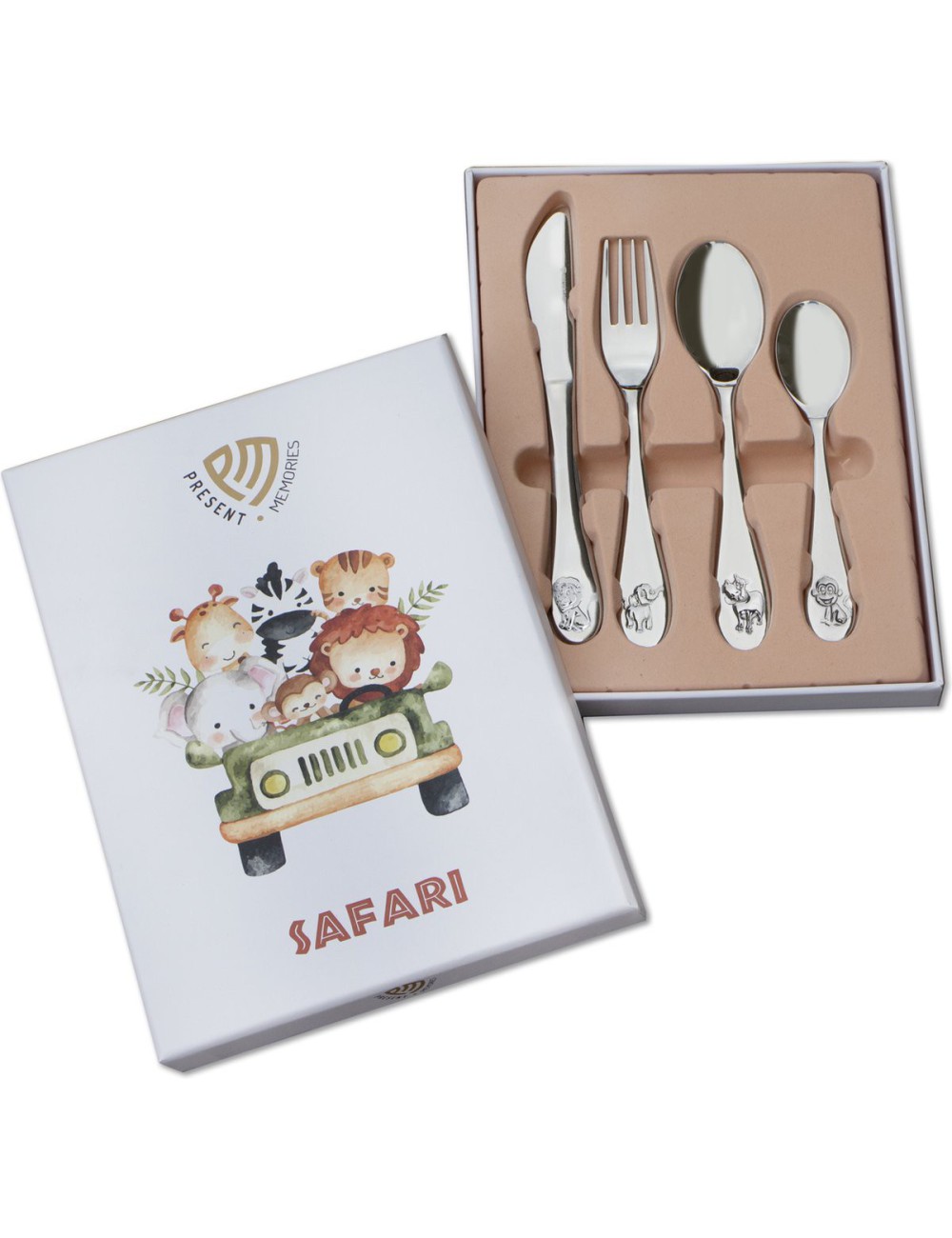 Kinderbestek Safari - Present Memories Kinderbestek Safari - Present Memories