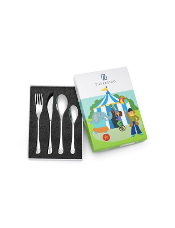 Kinderbestek Circus - Gratis gegraveerd