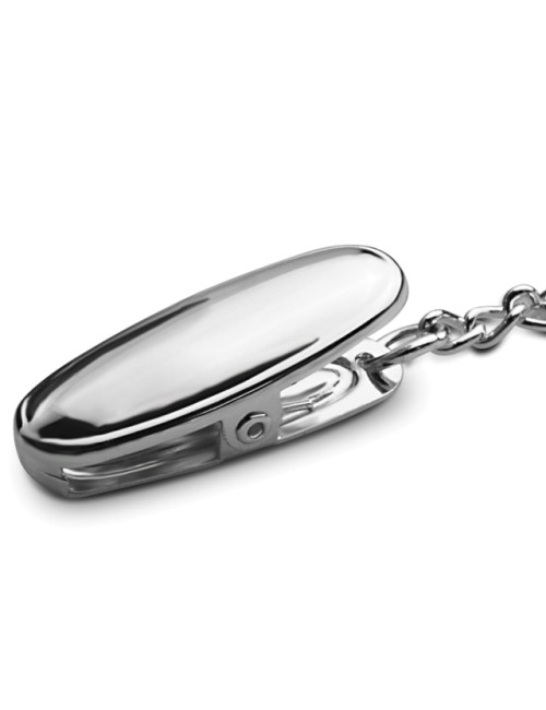 Zilverkleurige servetketting met klemmen van Zilverstad