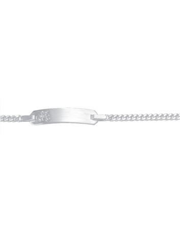 Baby armbandje Beer met vlakke gourmetschakel