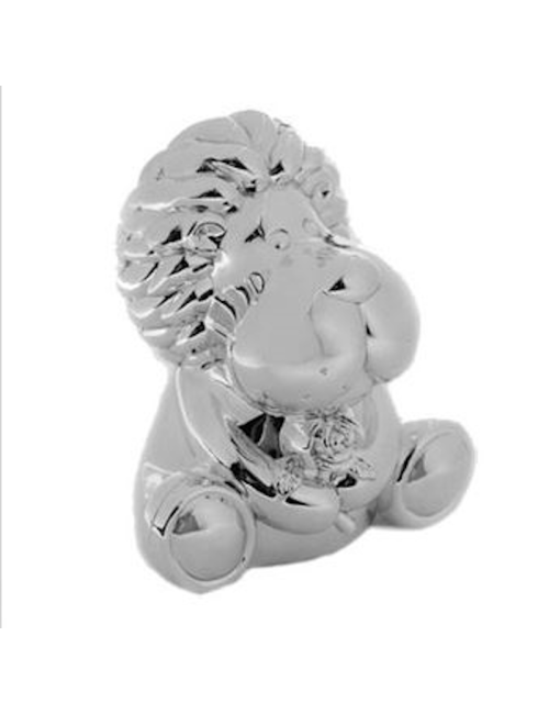 Verzilverde Spaarpot Leeuw | Het ZilverHuys