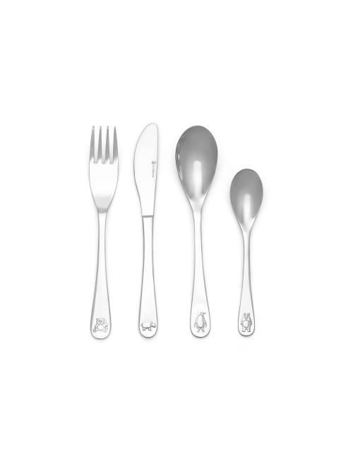 Kinderbestek Wildlife - Gegraveerd en Perfect als Geboorte Geschenk