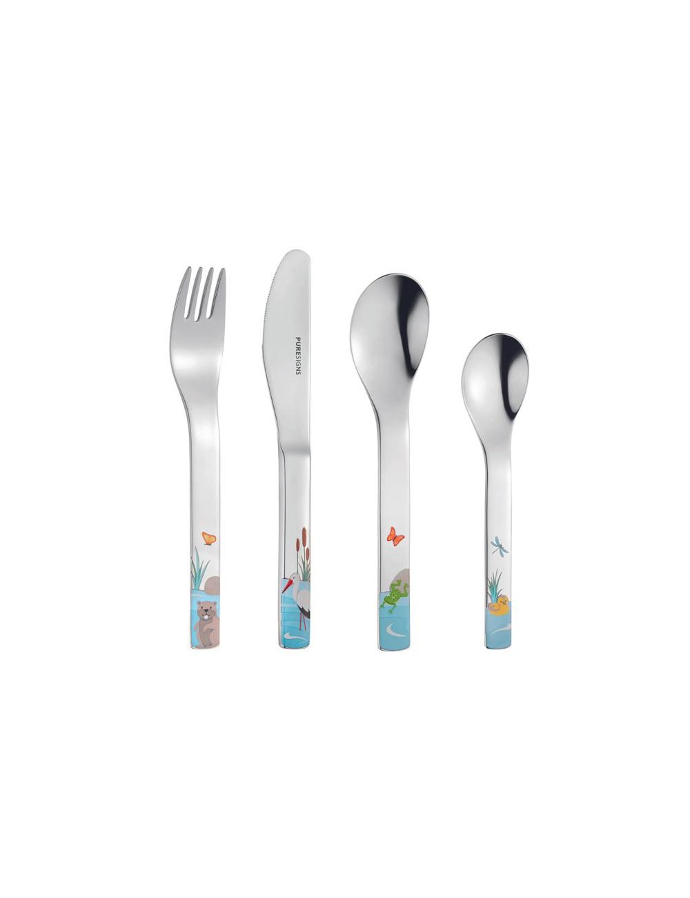 Kinderbestek Manao Puresigns 4-delig - Gratis Gravering | het ZIlverHuys