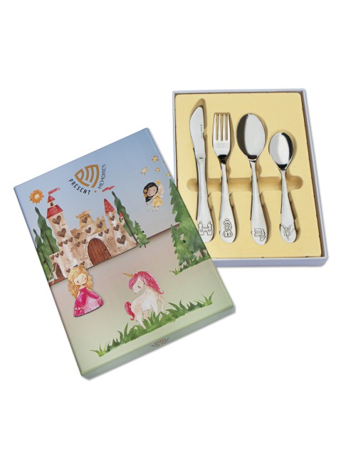 Kinderbestek Sprookjesprinses Present Memories - Gratis Gegraveerd - Het ZilverHuys