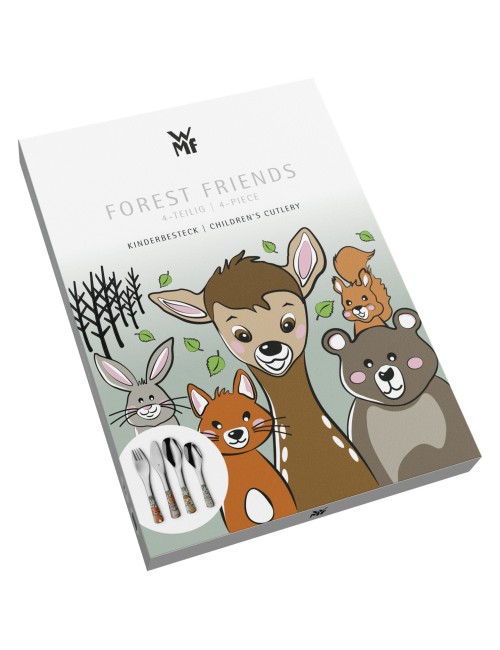 Kinderbestek Forest friends WMF 4-delig - Gratis gegraveerd | Het ZilverHuys