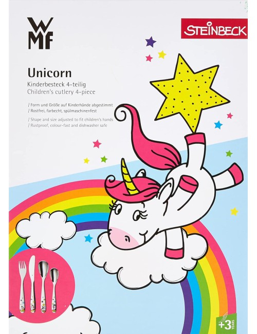 Kinderbestek Unicorn WMF 4-delig - Gratis gegraveerd | Het ZilverHuys