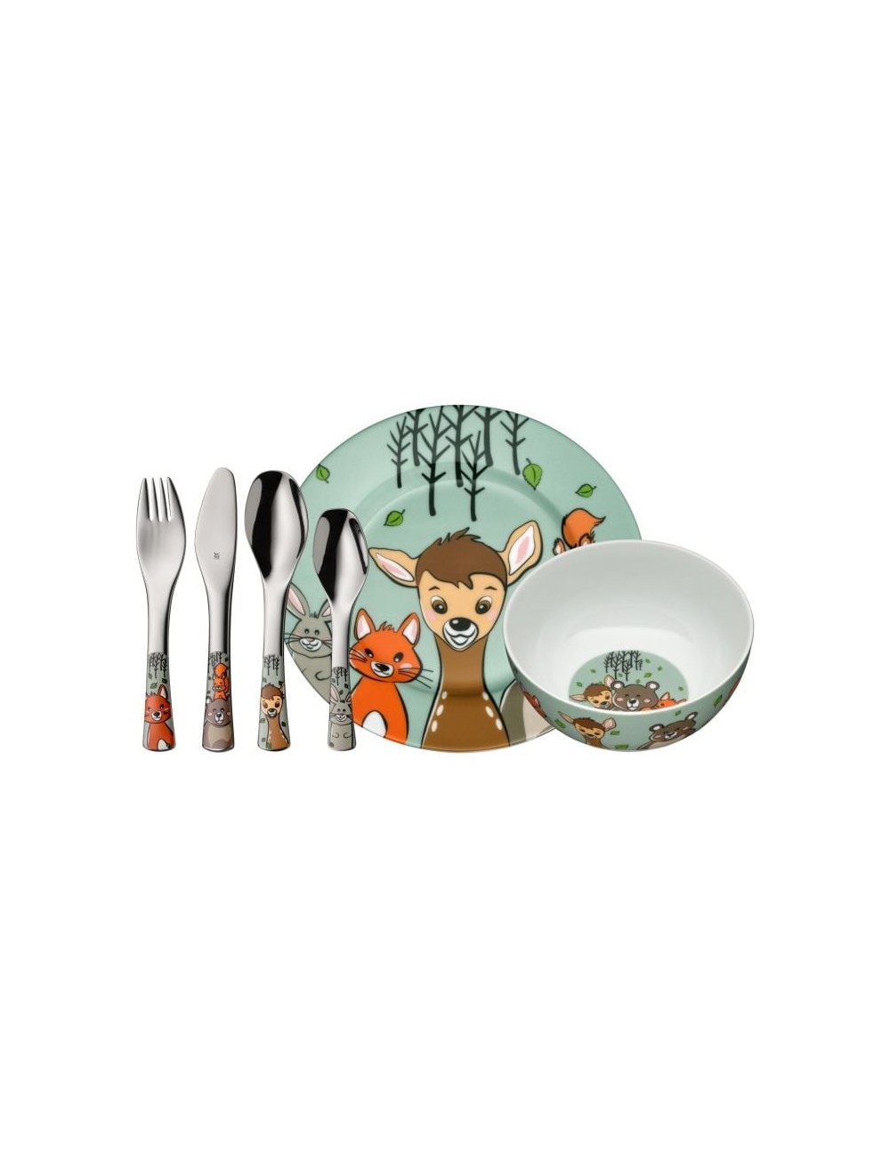 Kinderbestek Forest Friends 6-delig van WMF - Gratis gegraveerd