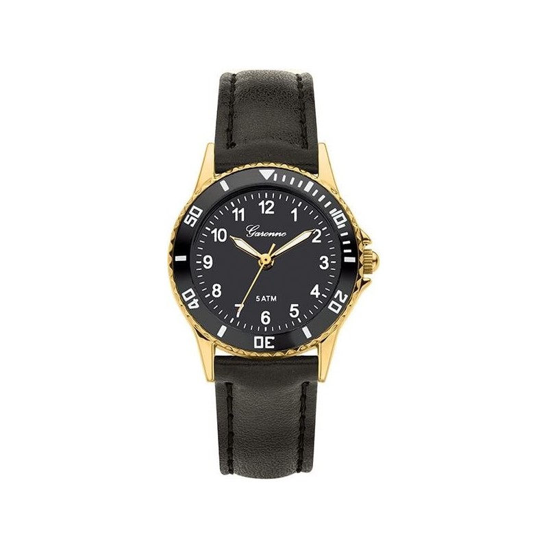 Garonne Kids Horloge zwart/goud - KV15Q468