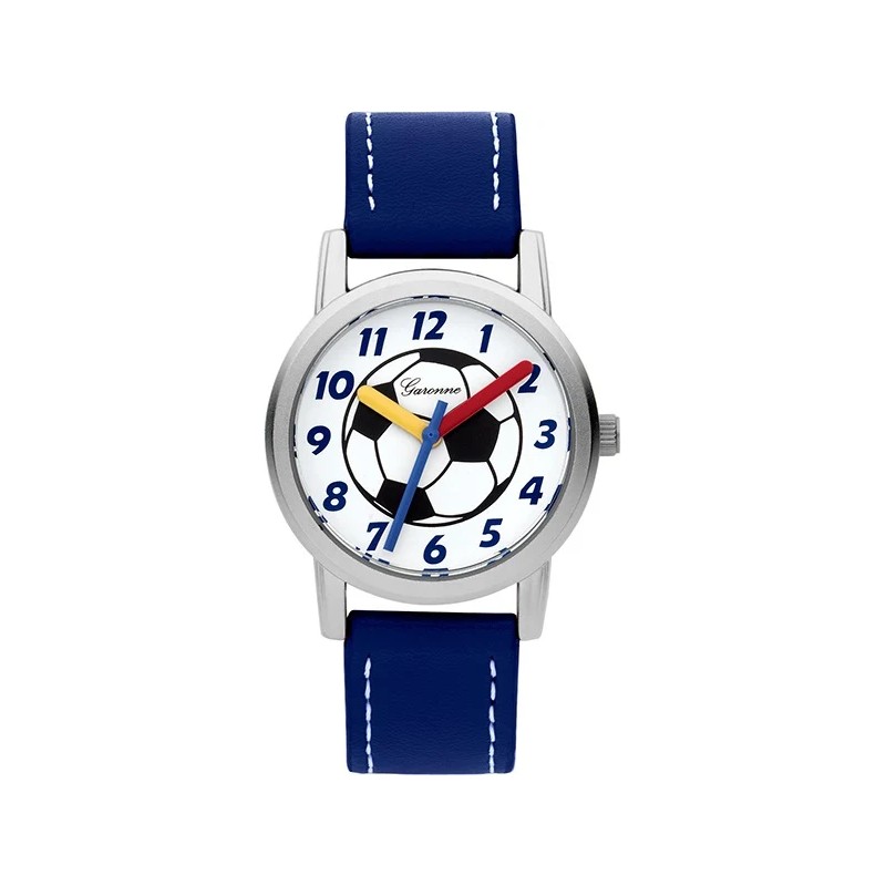 Garonne Kids Horloge voetbal blauw/wit