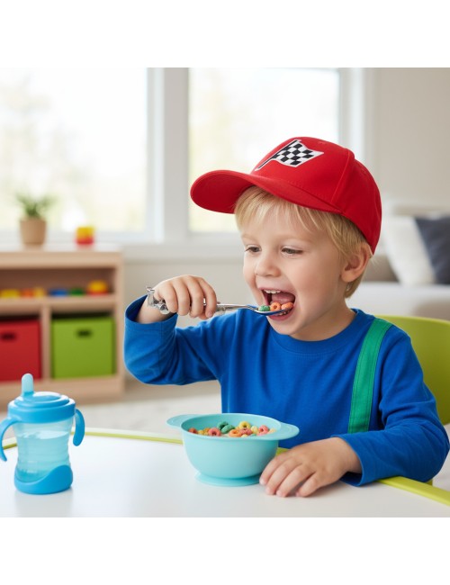 Kinderlepel raceauto Zilverstad