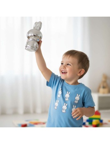 Spaarpot Nijntje XL Zilverstad - Gratis gegraveerd