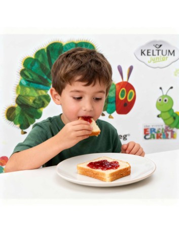 Kinderbestek Rupsje Nooitgenoeg Van Kempen en  Begeer - Gratis gegraveerd