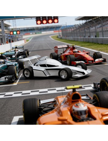 Spaarpot F1 raceauto met naam