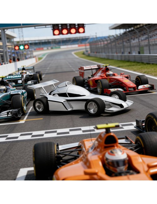 Spaarpot F1 raceauto met naam