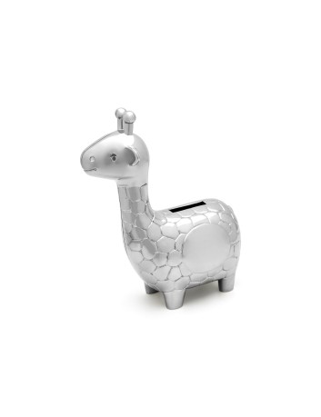 Spaarpot giraf met naam | Met gratis gravering | Het ZilverHuys