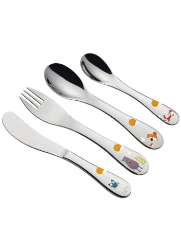 Cilio Kinderbestek Forest 4-delig met naam - Gratis gegraveerd