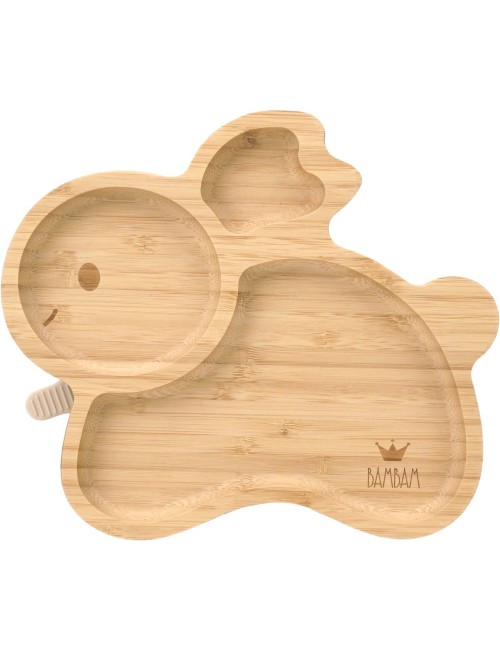 BamBam bamboo bordje Konijn | het ZilverHuys