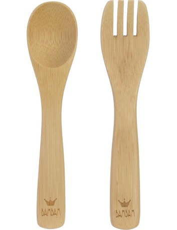 Kinderbestek 2-delig Bamboo van BamBam