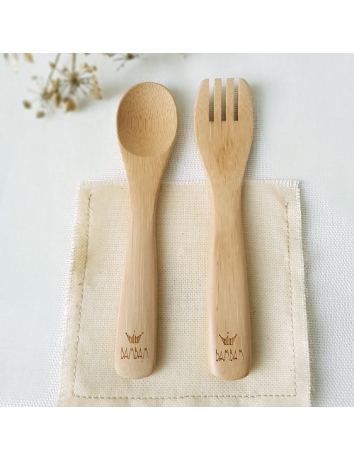 Kinderbestek 2-delig Bamboo van BamBam