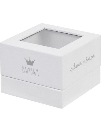 Haarlokdoosje BAMBAM Zilveren Schaar