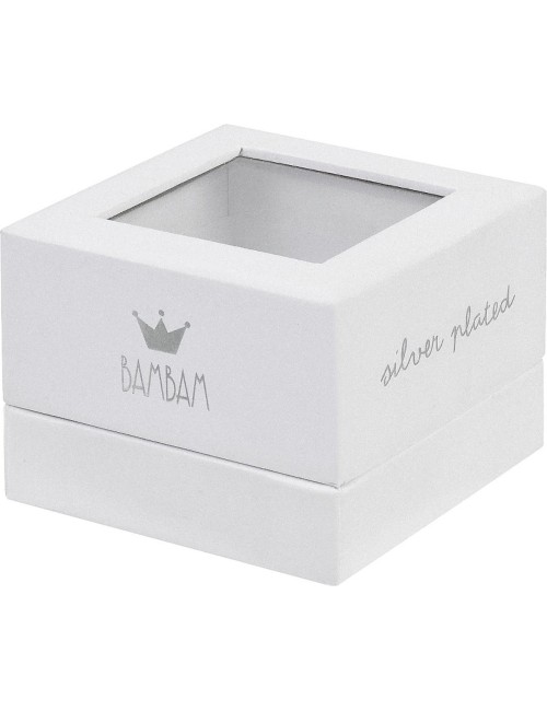 Haarlokdoosje BAMBAM Zilveren Schaar