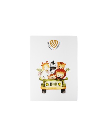 Kinderbestek Safari Present Memories - Gratis Gegraveerd