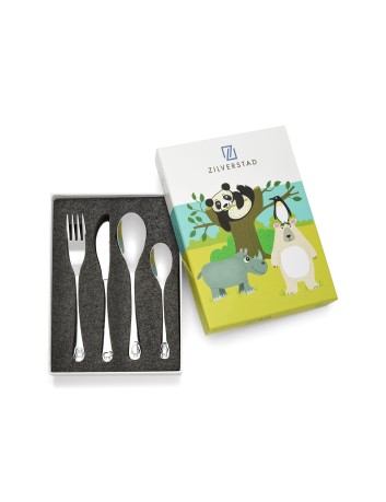 Losse kindervork Zilverstad wildlife – Het ZilverHuys®